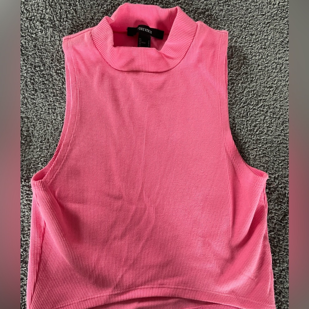 Bright Pink Forever 21 Tank